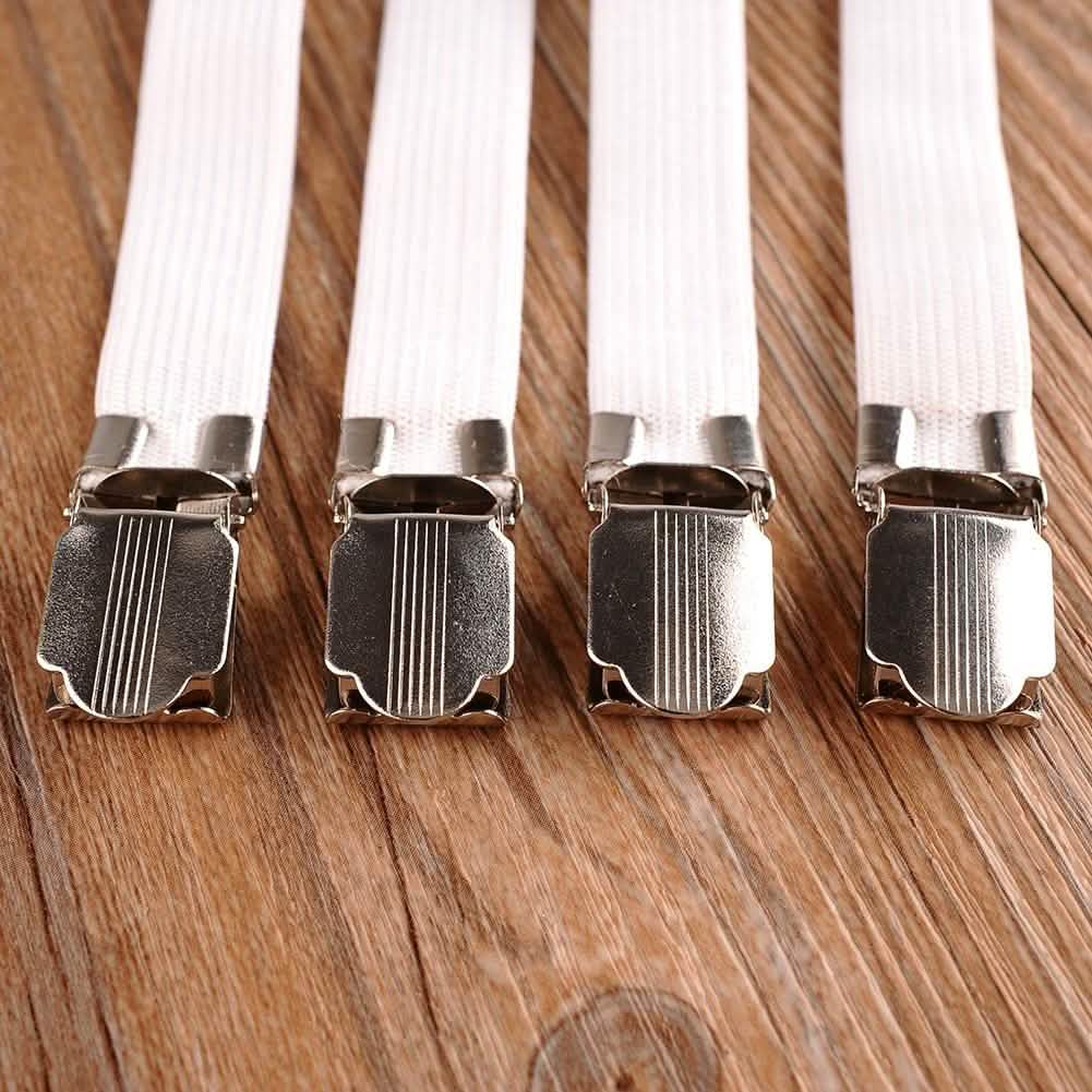 4-Pack: Fitted Bed Sheet Fasteners - Fabs things