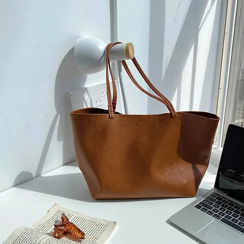 Women's Large Totes PU Leather Shoulder Bag Soft Purse Hobo Handbag Casual Top Handle Bag For Travel Work - Fabs things