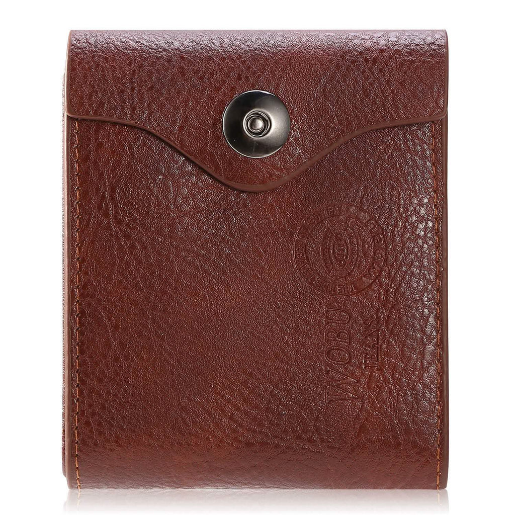 Men's Wallet PU Leather BiFold RFID Blocking Card Holder - Fabs things