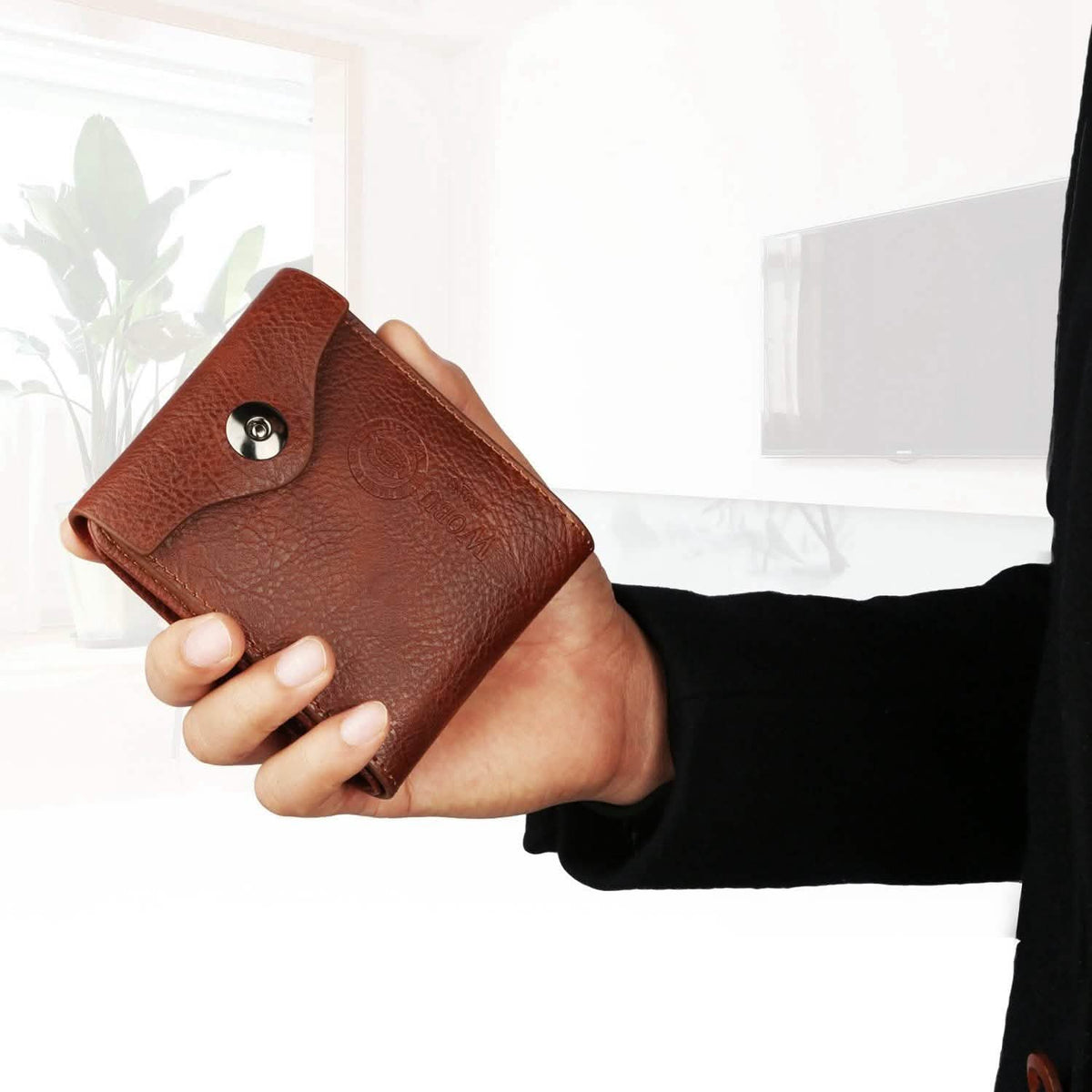 Men's Wallet PU Leather BiFold RFID Blocking Card Holder - Fabs things
