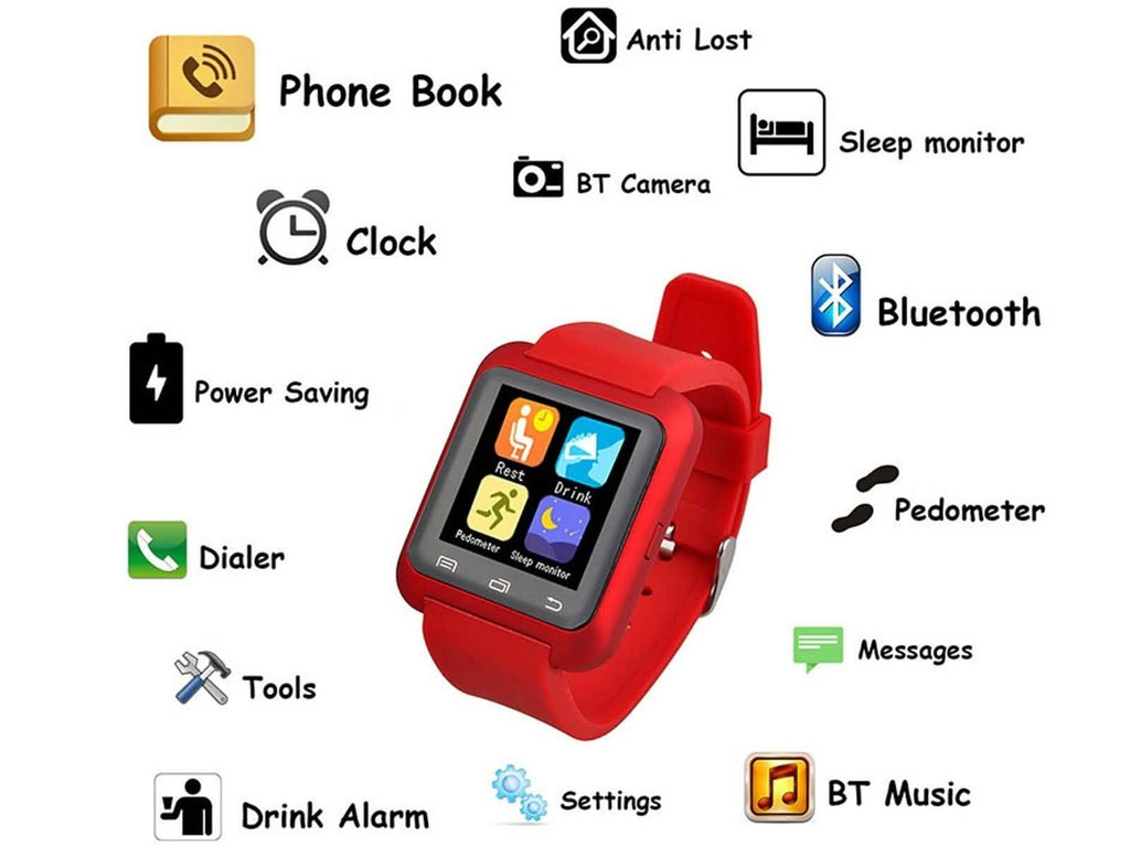 Bluetooth Smart Watch with Phone Pairing, Pedometer, Sleep Monitoring, etc. - Fabs things
