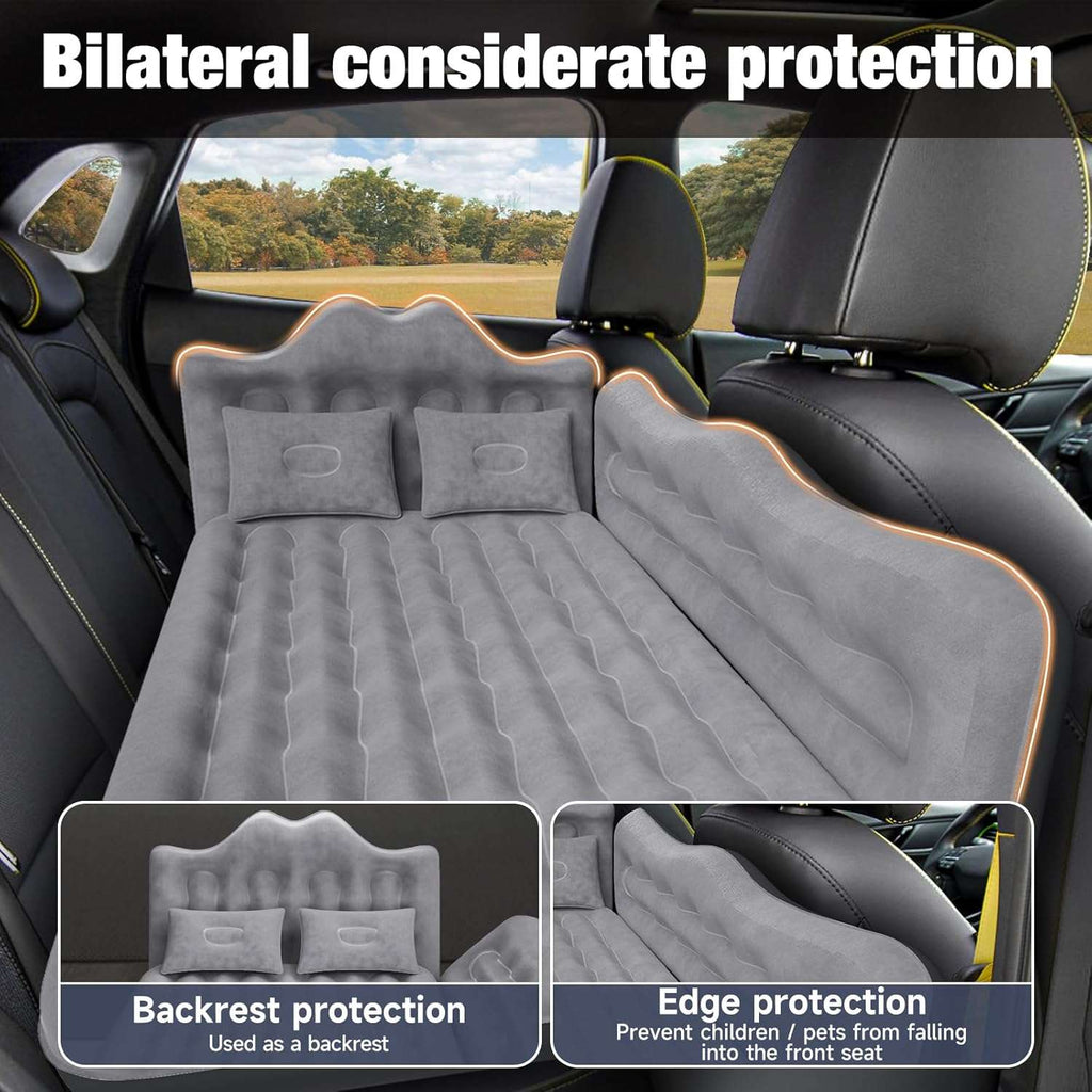 Thicken Backseat SUV/Car/Truck Air Mattress Air Bed Inflatable SUV Truck Mattress -24'' Width/Grey - Fabs things
