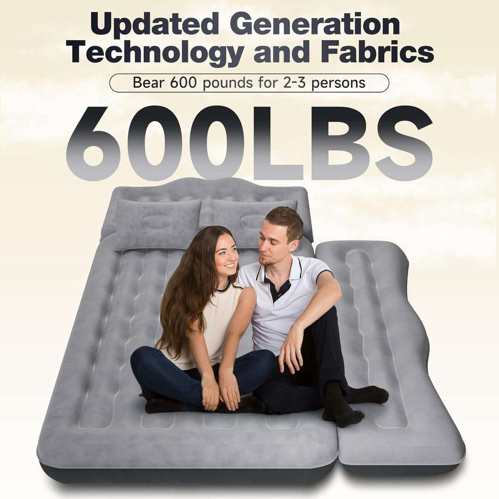 Thicken Backseat SUV/Car/Truck Air Mattress Air Bed Inflatable SUV Truck Mattress -24'' Width/Grey - Fabs things