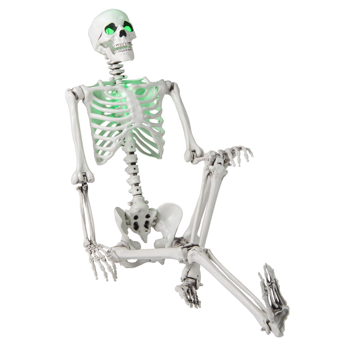 5.5 FT Halloween Skeleton Life-Size Posable for Indoor Outdoor Decoration - Fabs things