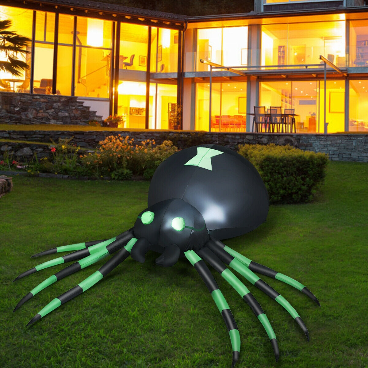 6 Feet Halloween Inflatable Blow-Up Spider - Fabs things