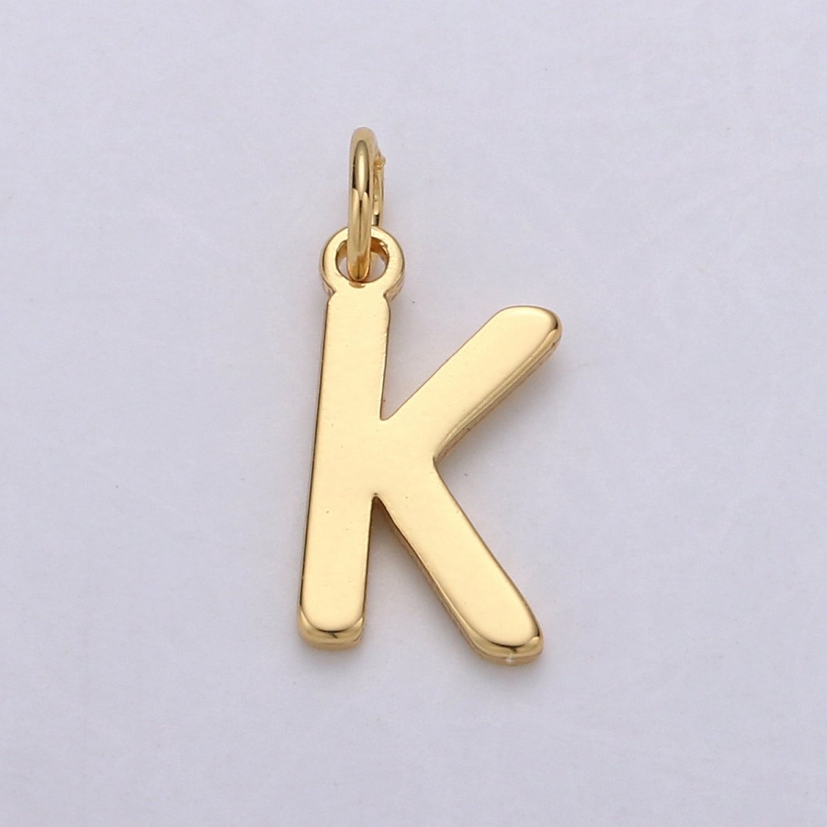 14k Gold Filled Personalized Initial Charm Initial Pendant, Letter Charm, Minimalist Alphabet Letter Charm, Monogram Charm Add On Charm A-113 to A-125 - Fabs things