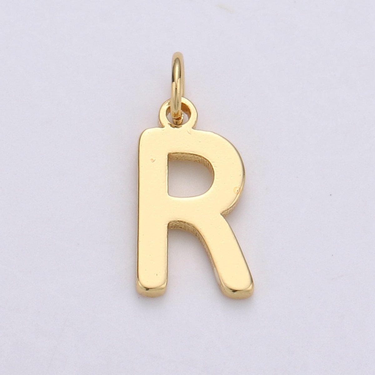 14k Gold Filled Personalized Initial Charm Initial Pendant, Letter Charm, Minimalist Alphabet Letter Charm, Monogram Charm Add On Charm A-113 to A-125 - Fabs things