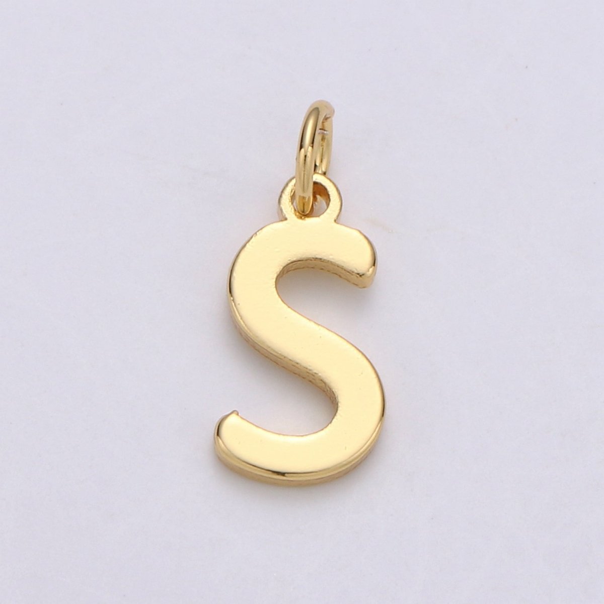 14k Gold Filled Personalized Initial Charm Initial Pendant, Letter Charm, Minimalist Alphabet Letter Charm, Monogram Charm Add On Charm A-113 to A-125 - Fabs things
