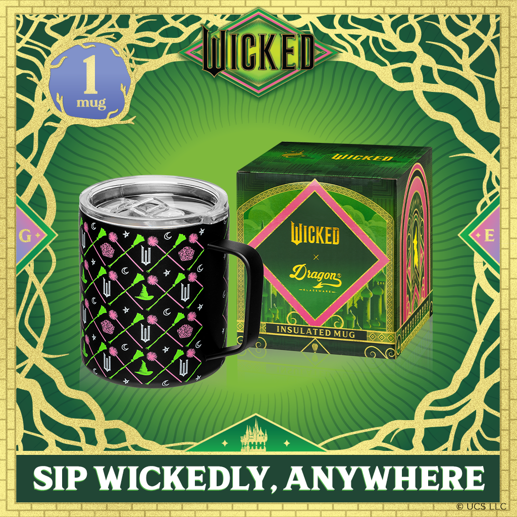 Wicked Black Stainless Steel Camp Mug - 12 oz - Fabs things