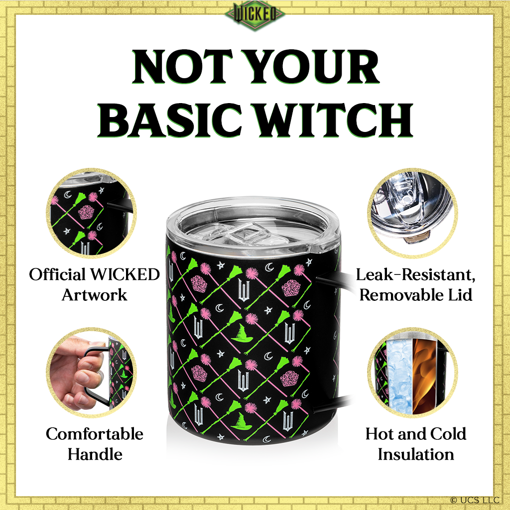 Wicked Black Stainless Steel Camp Mug - 12 oz - Fabs things