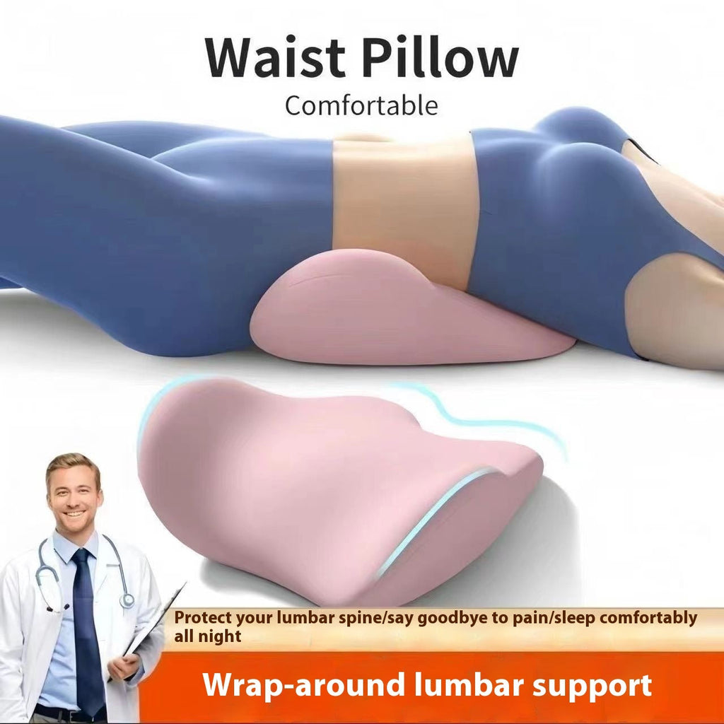 Ergonomic Waist Pillow – Lumbar Support for Flat Sleeping - Fabs things
