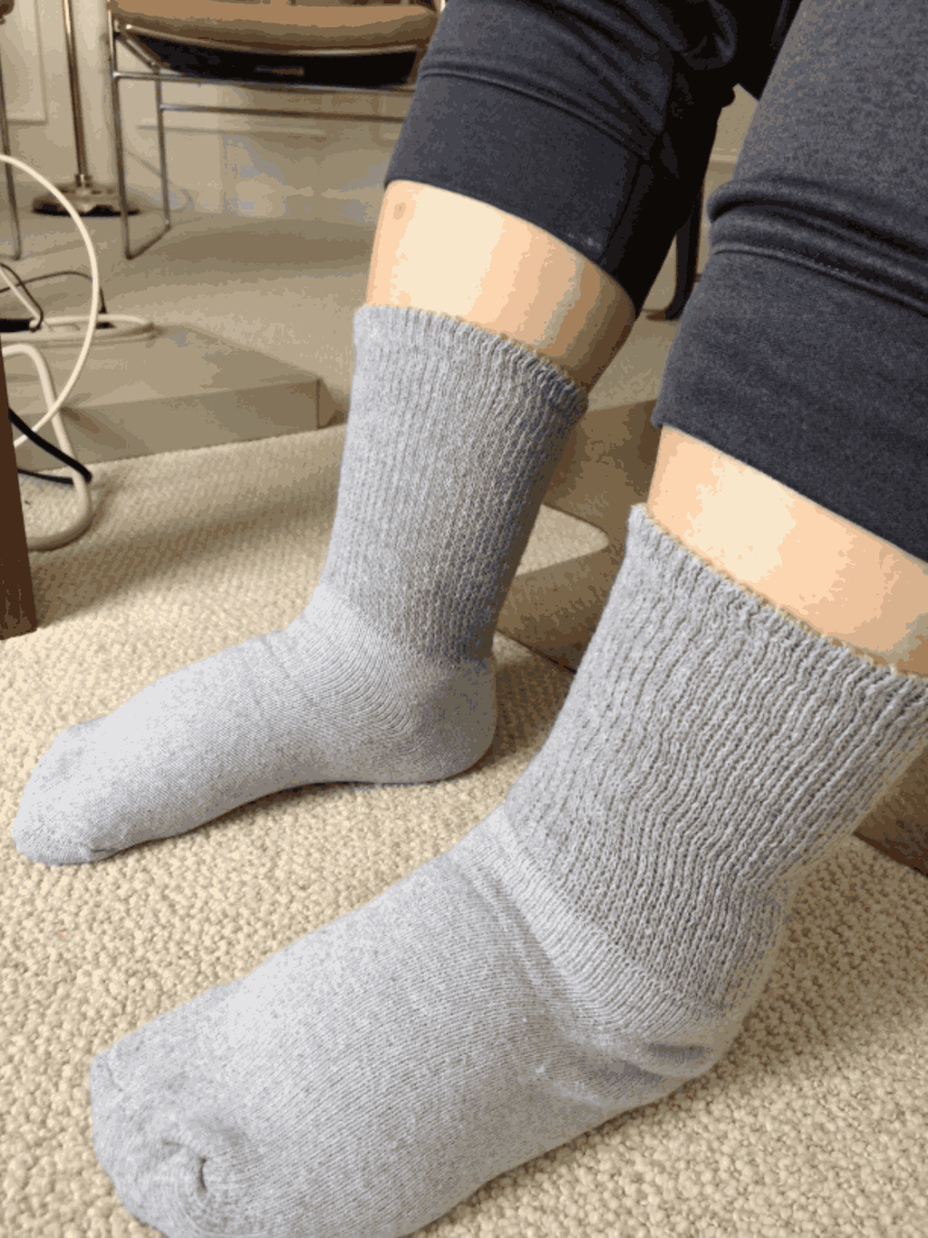Women's Cotton Diabetic Ankle Socks (6 Pair) - Fabs things