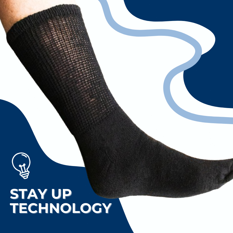 Women's Cotton Diabetic Crew Socks (6 Pair) - Fabs things