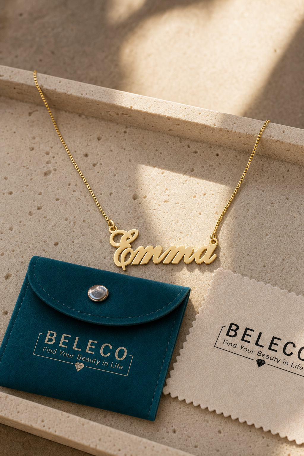 Beleco Jewelry - Custom Name Necklace
