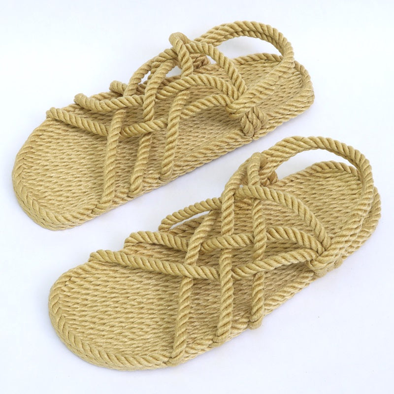 Utopian Rope Sandals - Fabs things