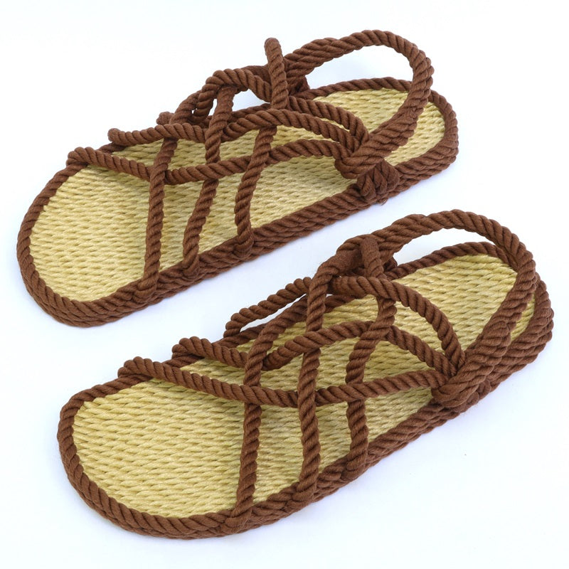 Utopian Rope Sandals - Fabs things