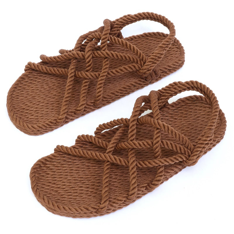 Utopian Rope Sandals - Fabs things