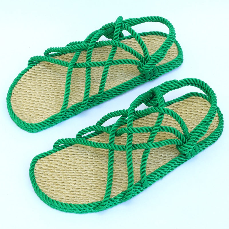 Utopian Rope Sandals - Fabs things