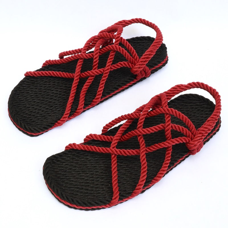 Utopian Rope Sandals - Fabs things