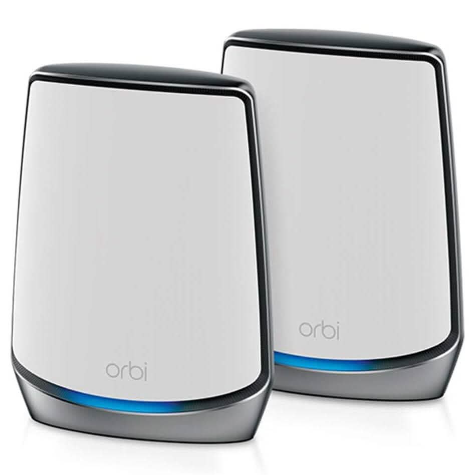 2-Pack: Netgear Orbi Whole Home Tri-band Mesh WiFi 6 System RBK852 Router (Refurbished) - Fabs things
