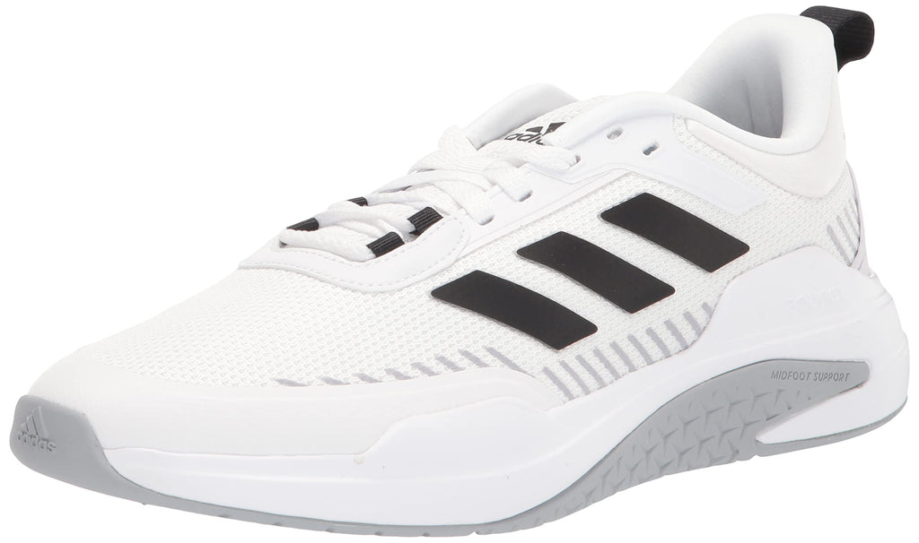 adidas Mens Dlux Trainer Running Shoe White/Core Black/Halo Silver 10 - Fabs things