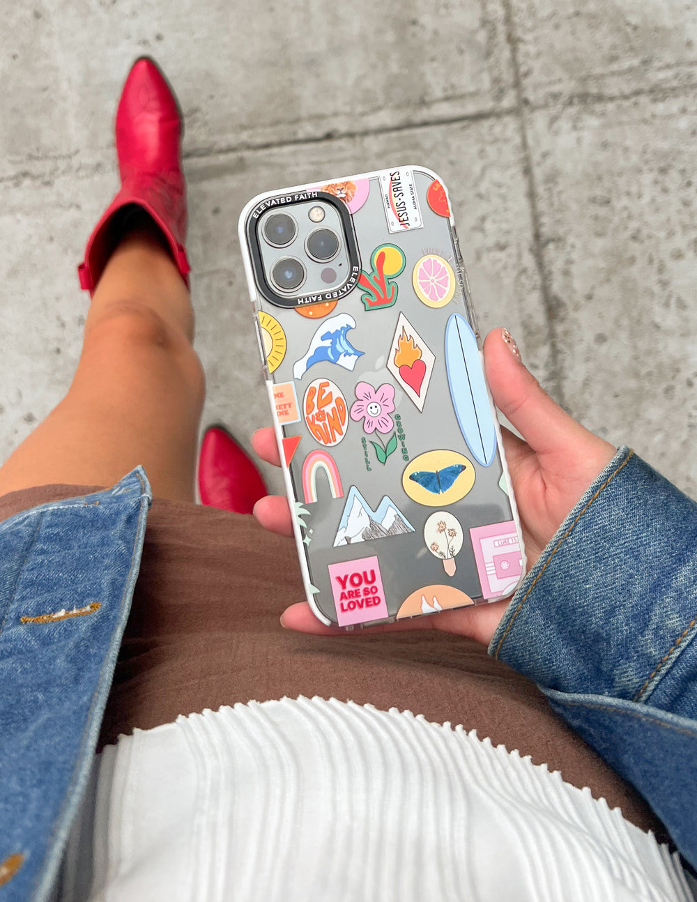 Sticker Collage x Ashlee Bock Phone Case - Fabs things