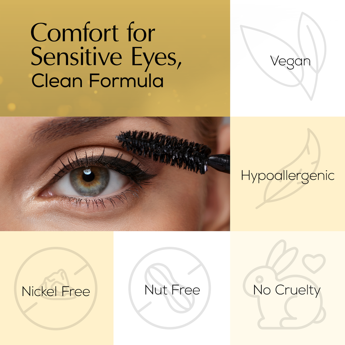 Volumizing Mascara for Sensitive Eyes - Fabs things