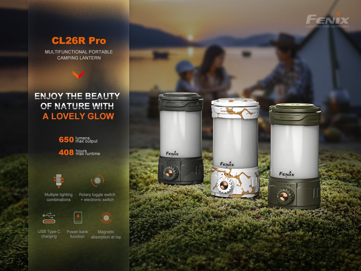 Fenix CL26R PRO High Performance LED Rechargeable Camping Lantern - Fabs things