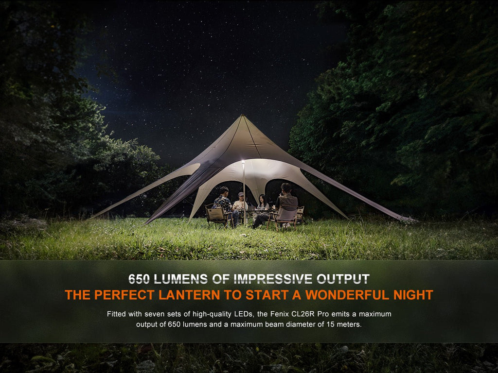 Fenix CL26R PRO High Performance LED Rechargeable Camping Lantern - Fabs things