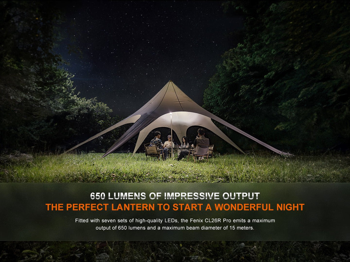 Fenix CL26R PRO High Performance LED Rechargeable Camping Lantern - Fabs things