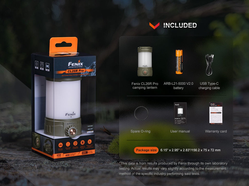 Fenix CL26R PRO High Performance LED Rechargeable Camping Lantern - Fabs things