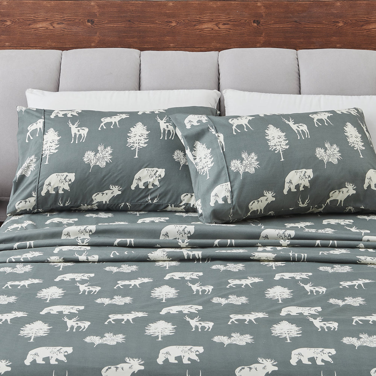Lodge Printed Sheet Set - Mountain Ridge Collection - Fabs things