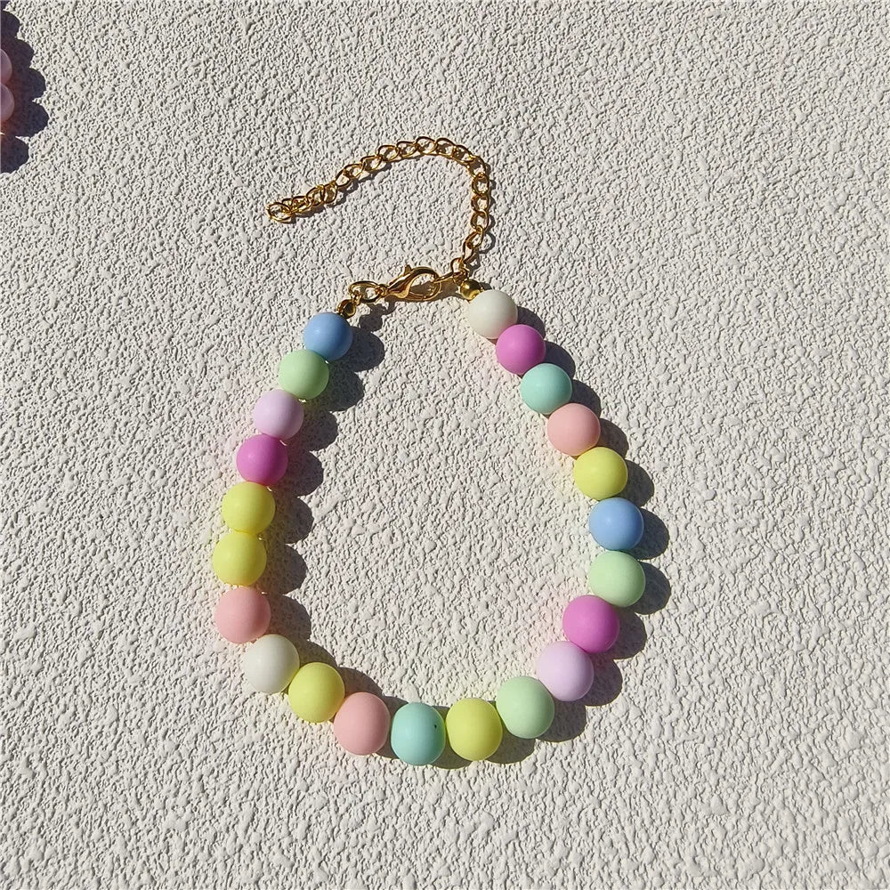 DIY Pet Pearl Collar Dog Princess Necklace Cat Jewelry Collar Puppy Accessories Dog Chain Chihuahua Wedding Jewelry - Fabs things