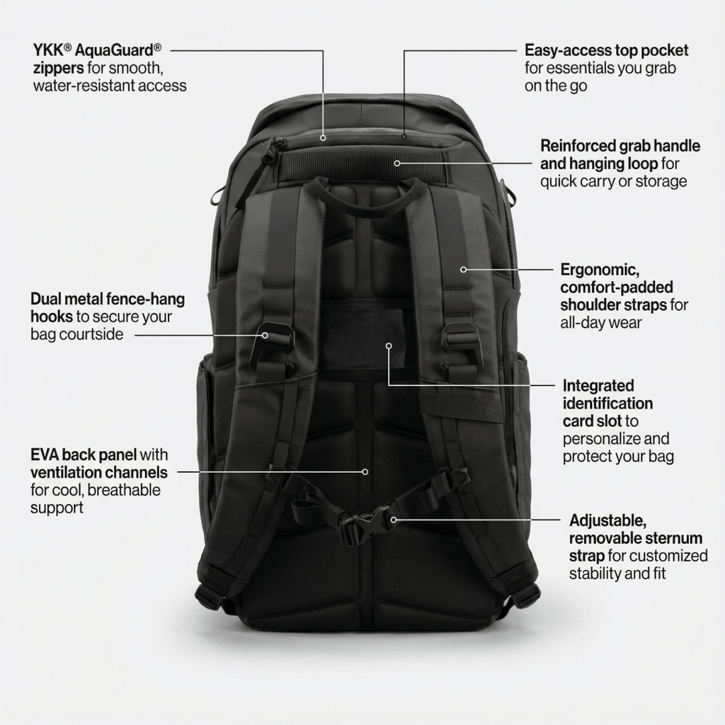 Court Caddy Pickleball Bag - Fabs things