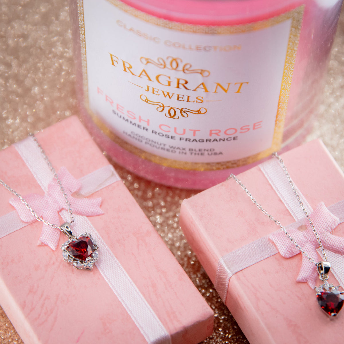 Fresh Cut Rose - Jewel Candle - Fabs things