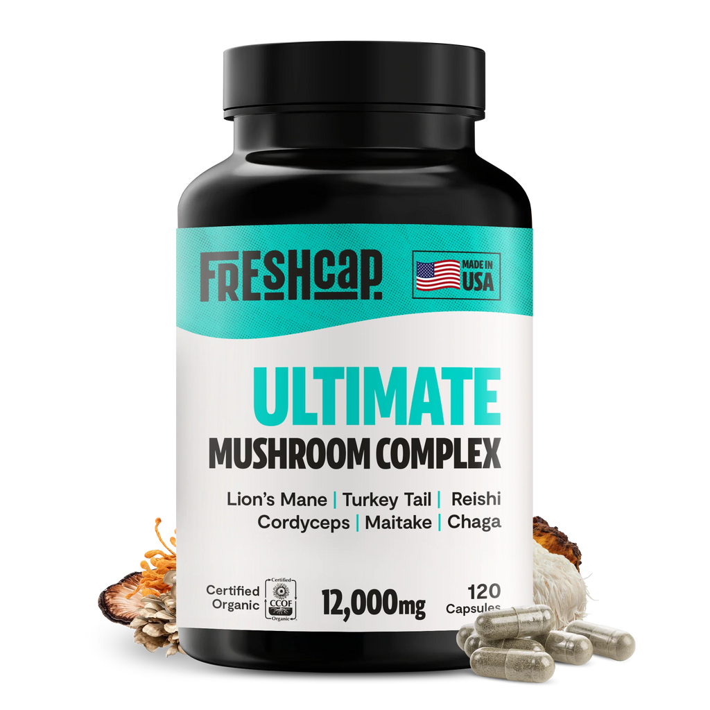 Organic Mushroom Complex Supplement Capsules - Fabs things