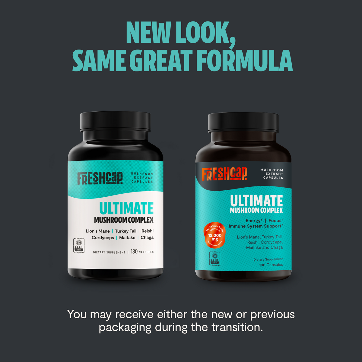 Organic Mushroom Complex Supplement Capsules - Fabs things