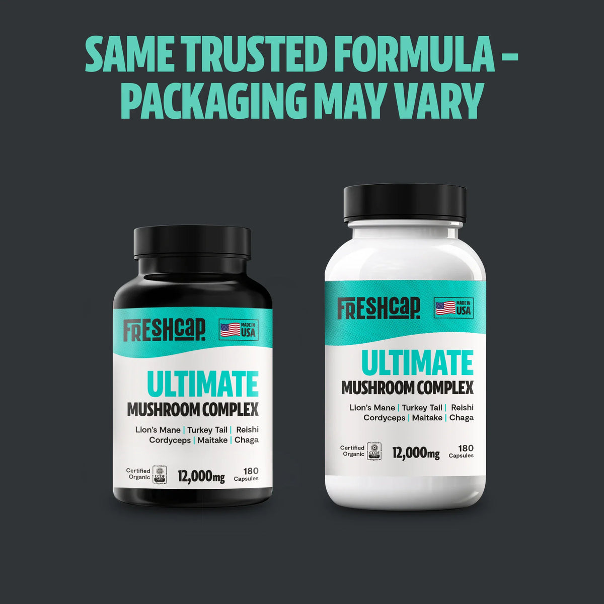 Organic Mushroom Complex Supplement Capsules - Fabs things