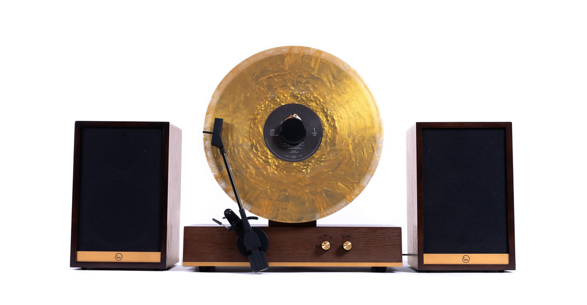 Fuse Audio GLD Vertical Vinyl Record Player - Fabs things
