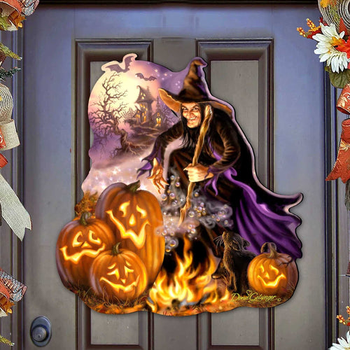 All Hallows Eve Holiday Door Décor by D. Gelsinger - Halloween Décor - 8461091H-0821 - Fabs things