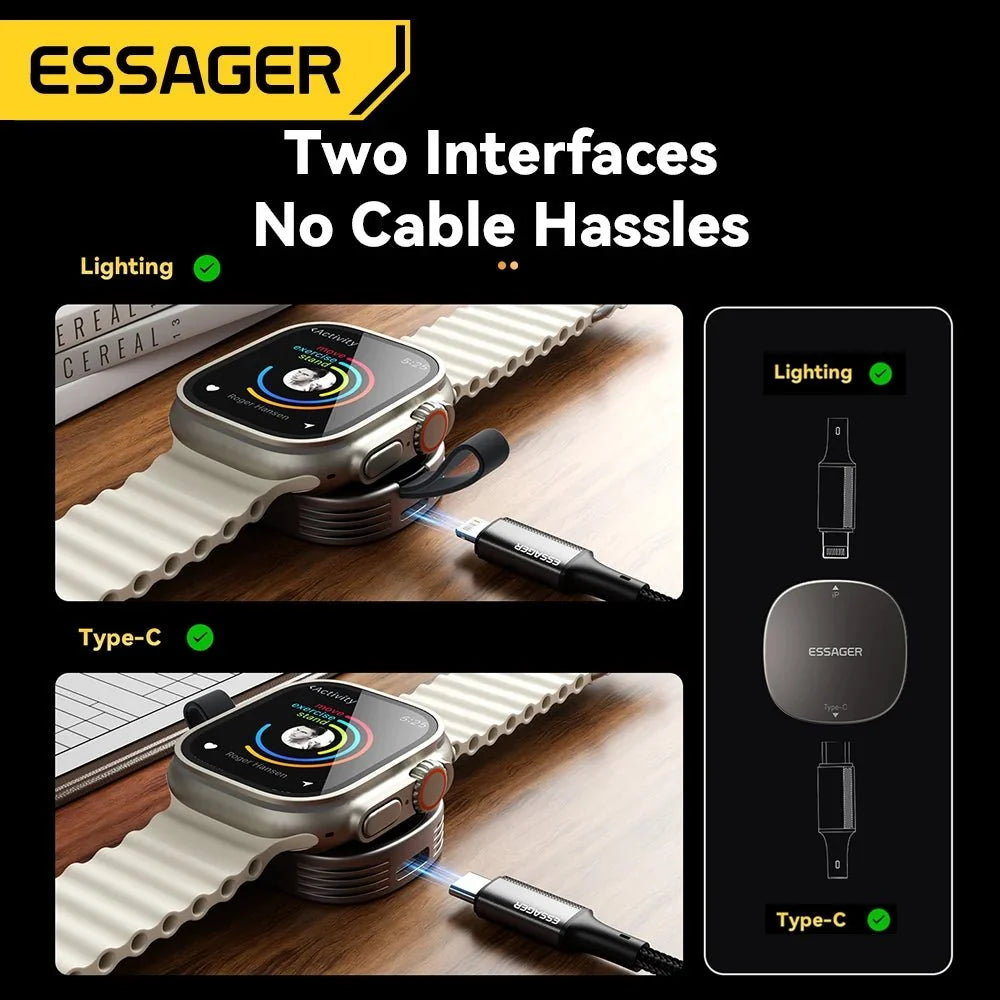 Magnetic Wireless Charger for Apple Watch | Fast Portable Charging Solution - Fabs things