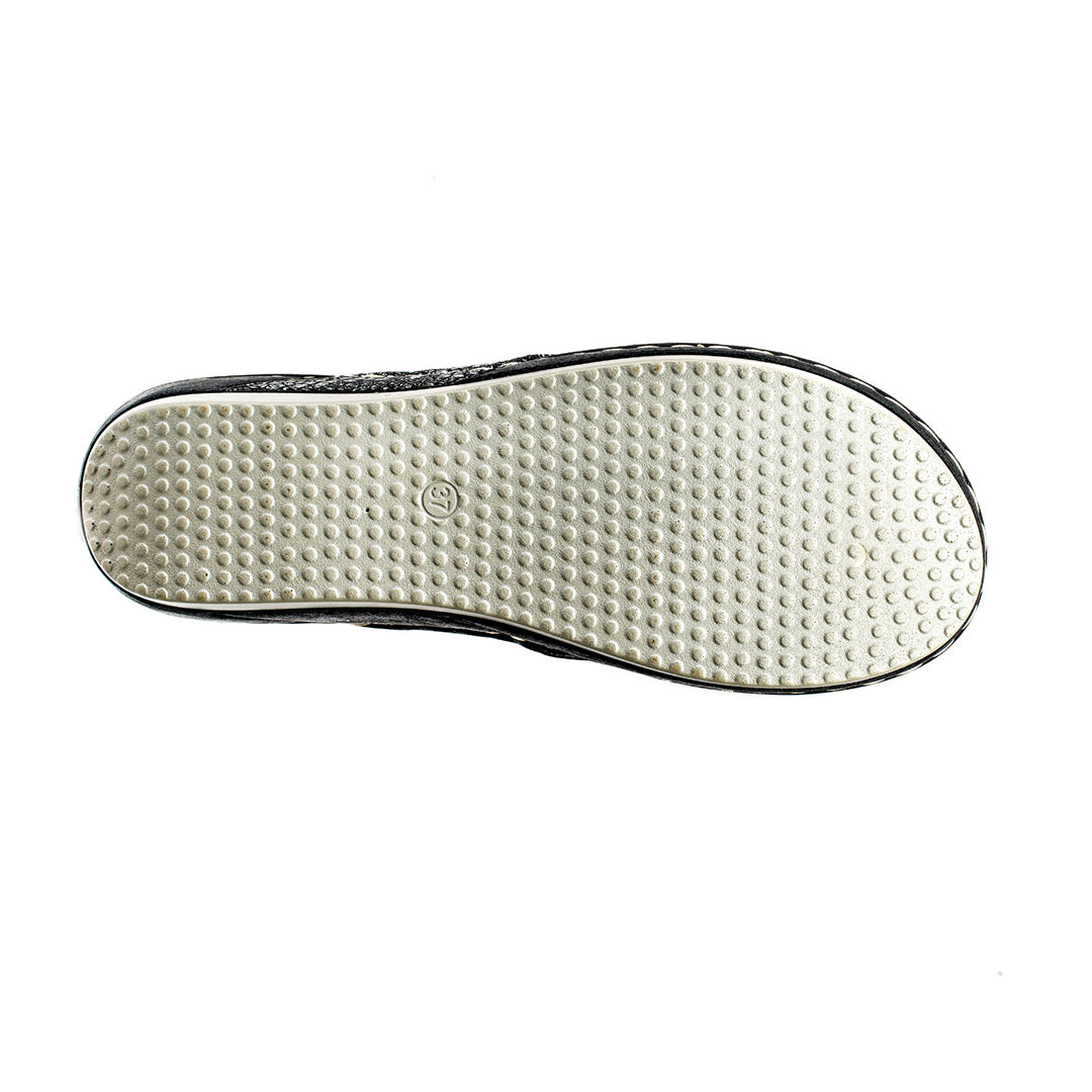 Women's Dafni Black Wedge Sandals - Fabs things