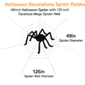Giant Halloween Spider Decoration Outdoor