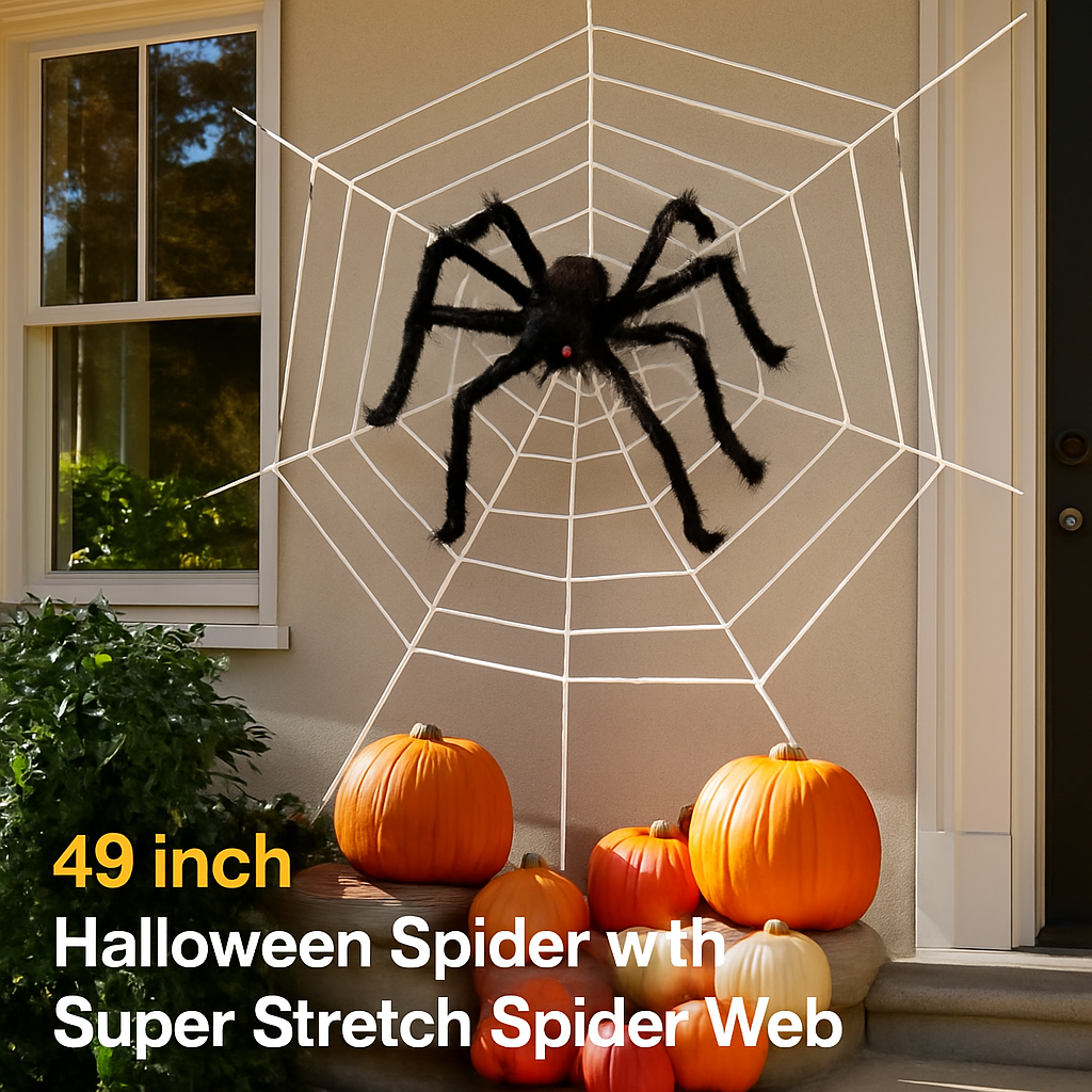 Giant Halloween Spider Decoration Outdoor