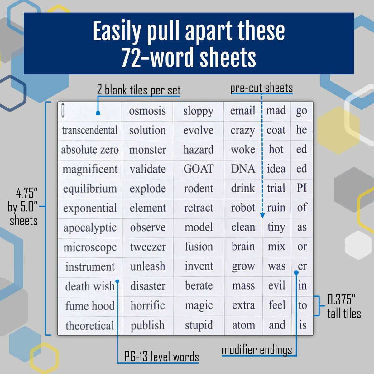 Academia Word Magnets - Fabs things