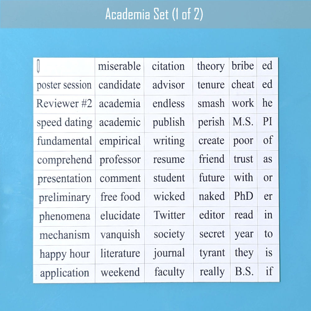 Academia Word Magnets - Fabs things