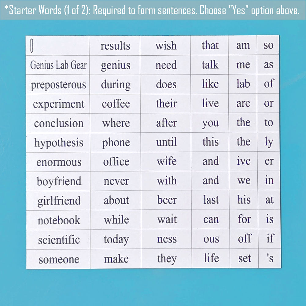 Academia Word Magnets - Fabs things
