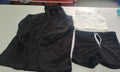 3pcs Womens Clothing Long Sleeve Crop Tank Top And Drawstring Shorts Pajama Set - Fabs things