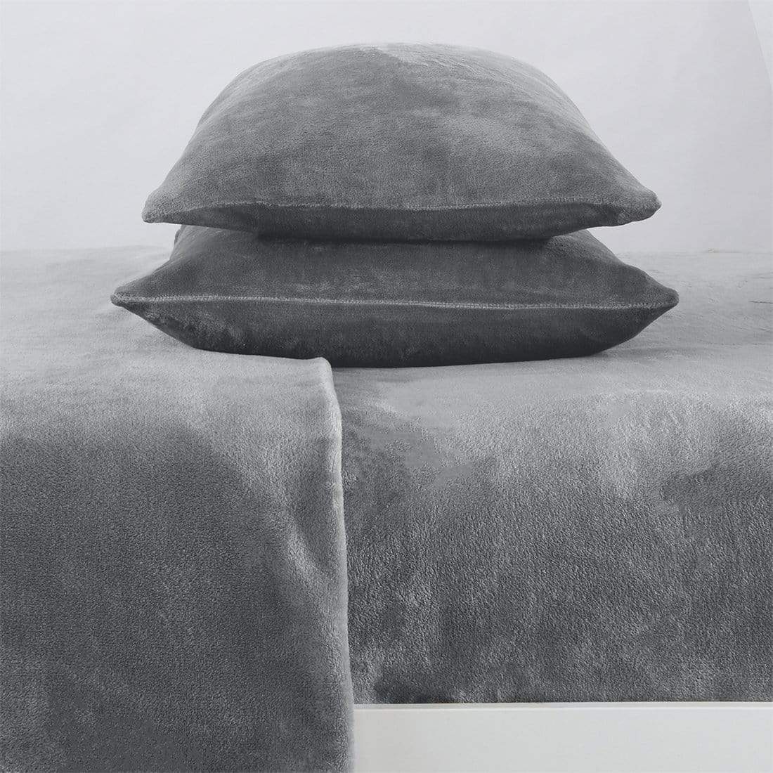 Solid Plush Sheet - Velvet Luxe Collection - Fabs things