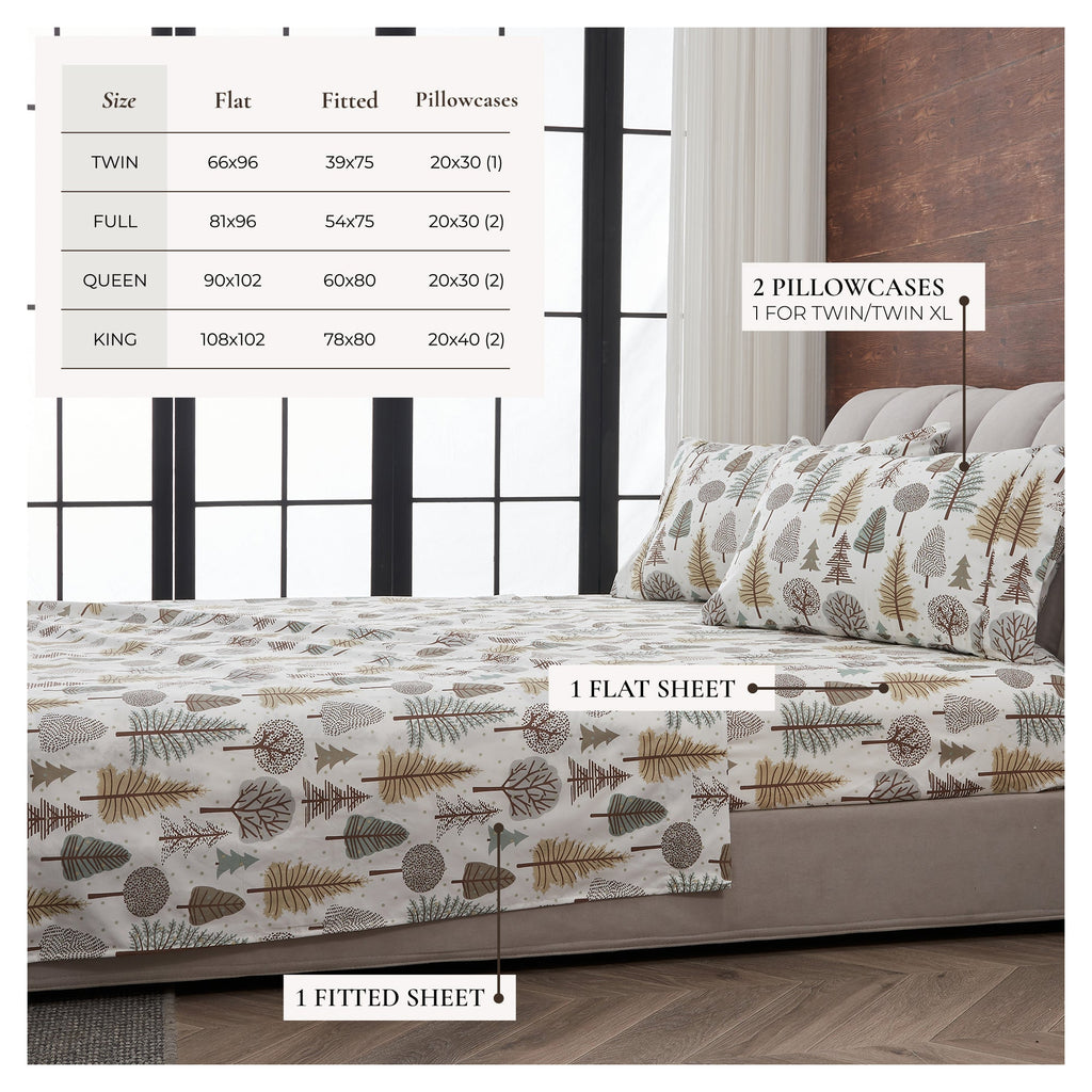 Lodge Printed Sheet Set - Mountain Ridge Collection - Fabs things